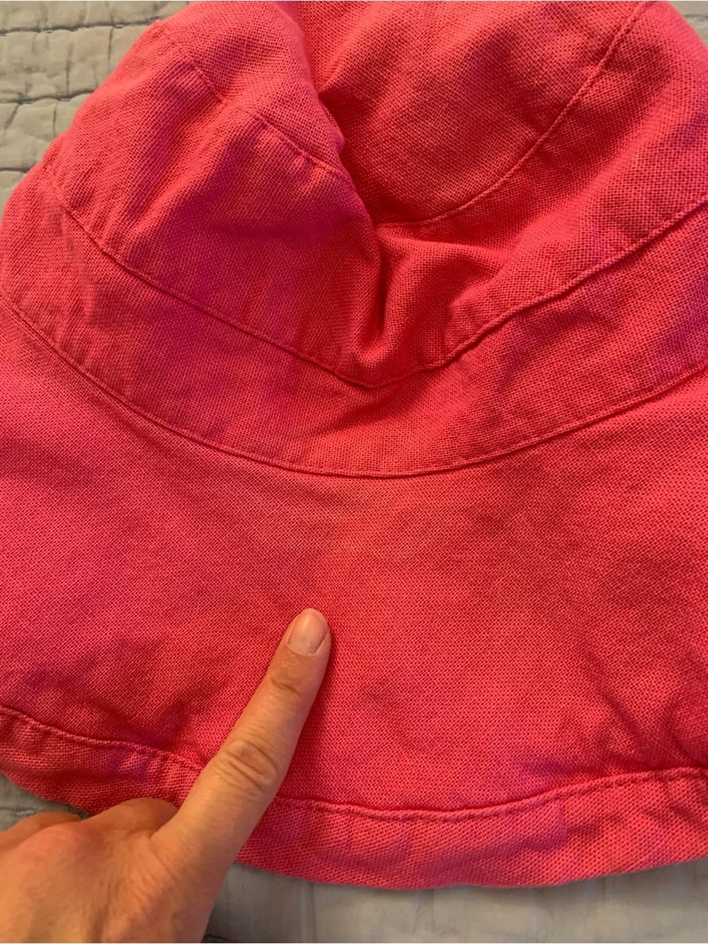 Pink Scala Bucket Hat (WITH FLAWS)